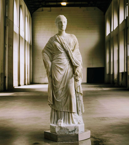Impressive Classical Finely Carved Marble Ceres Circa 1800 - Delivery included