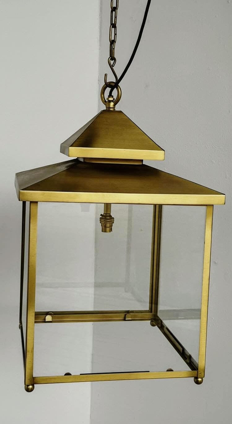 Vintage Gold Brass Lantern - Delivery Available UK