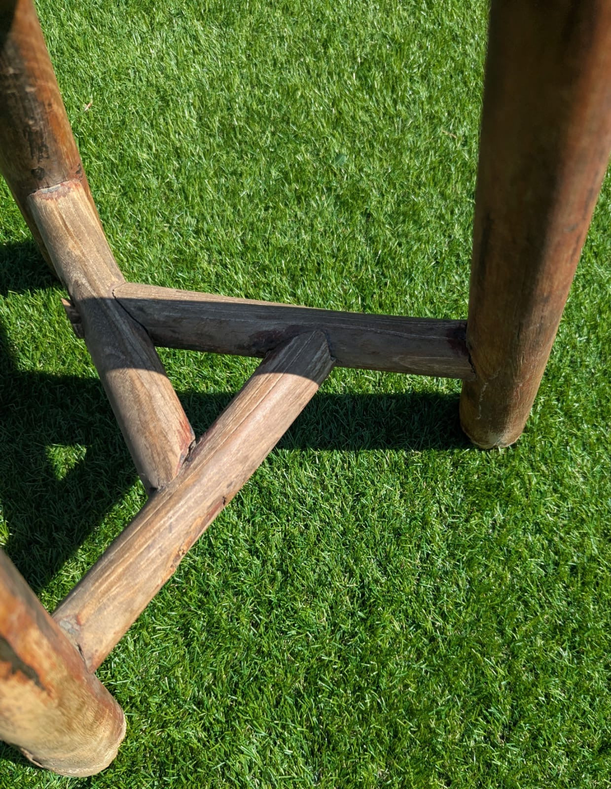 Ruby 2nd Rustic Elm Antique stool - Delivery Available