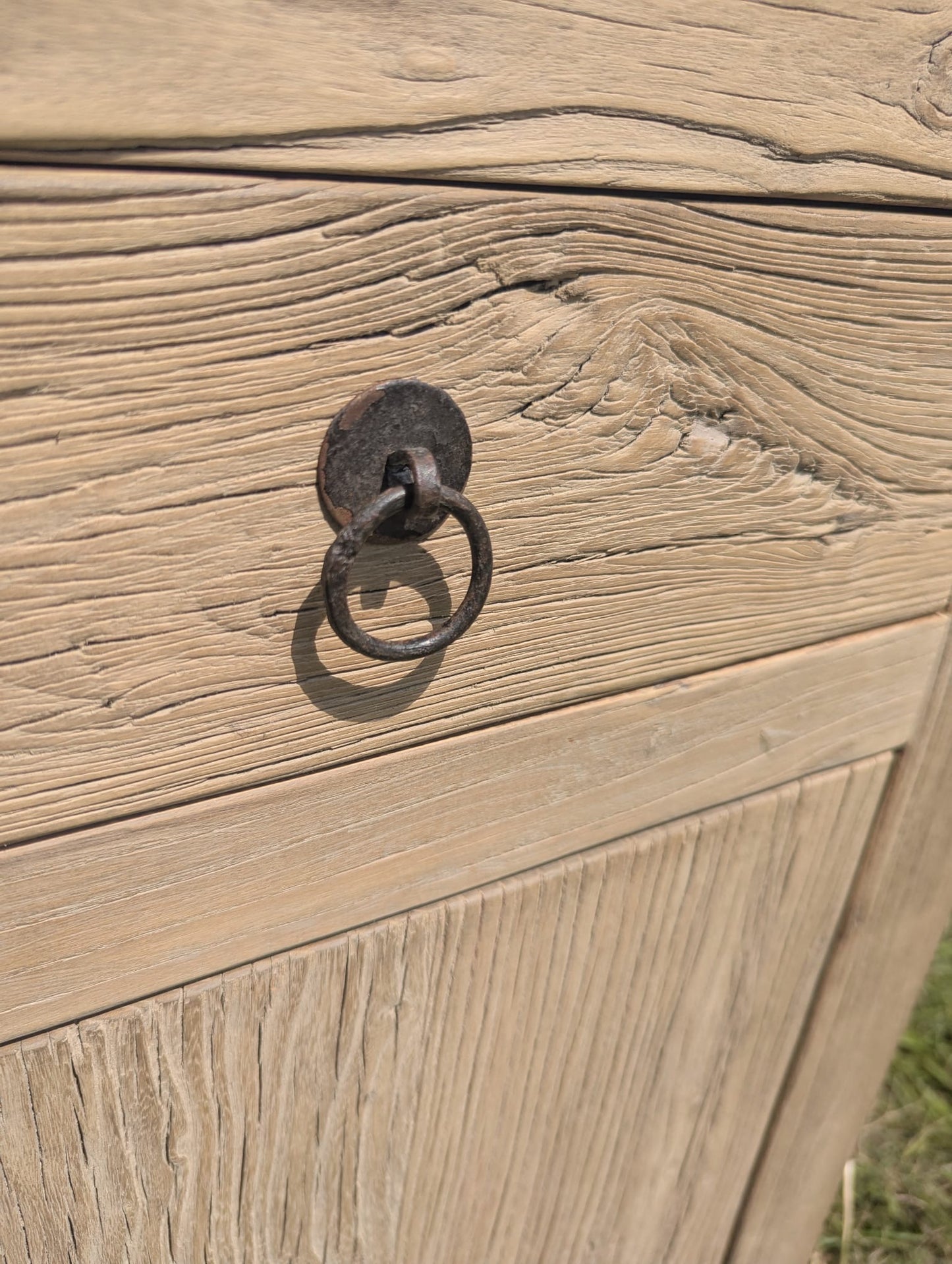 Rustic Elm Cabinet Sideboard - Delivery Available