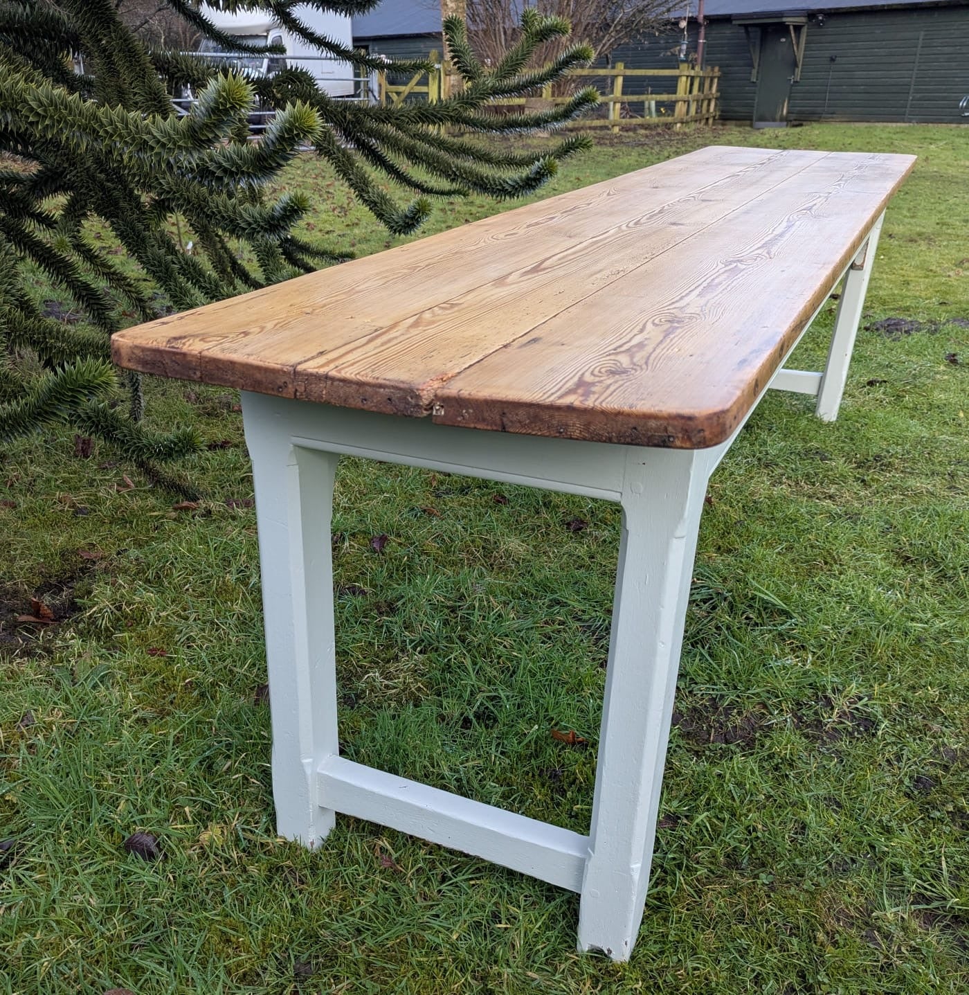 Fantastic Vintage Large Rustic French Dining /Console Table - UK Delivery Included