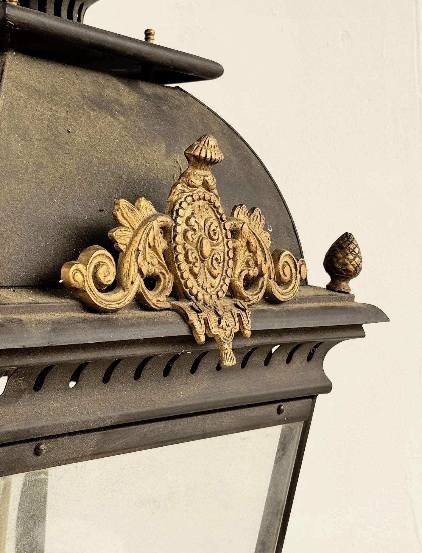 Antique Casino Brass Lantern - Delivery Available