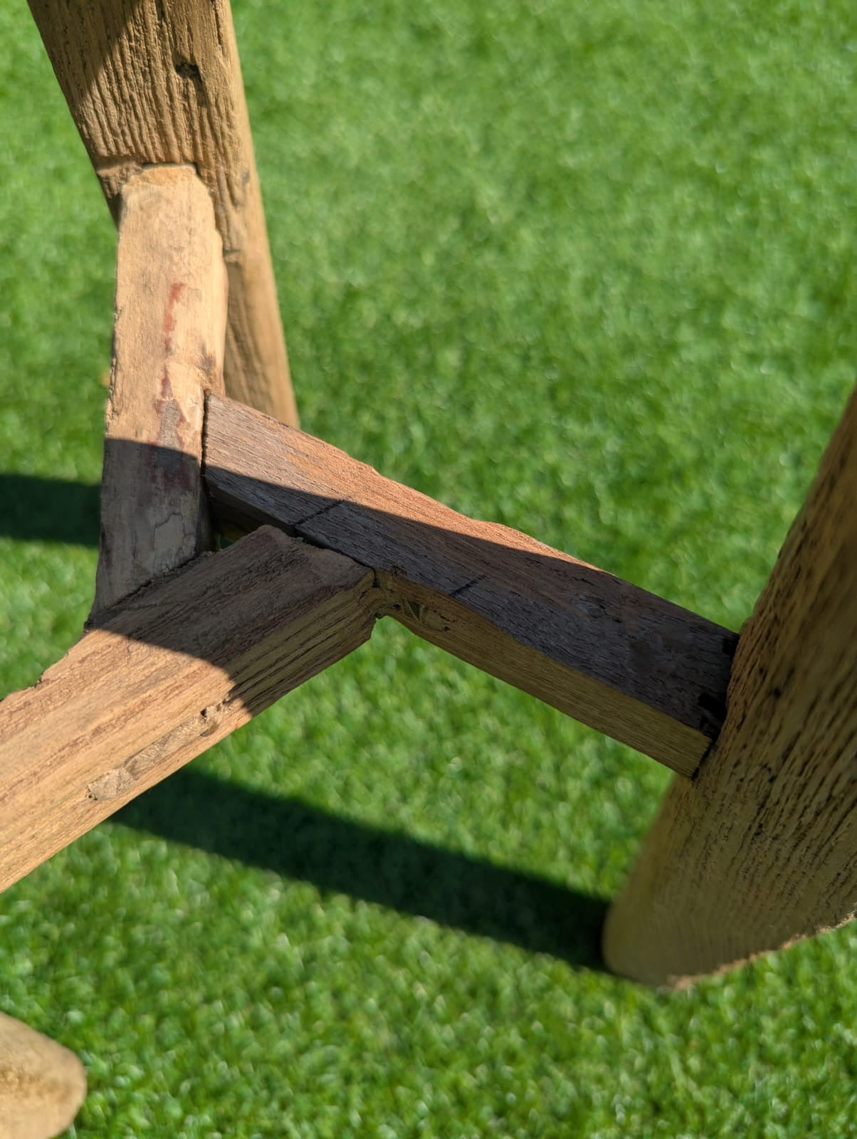 Ruby 3rd Rustic Elm Antique stool - Delivery Available
