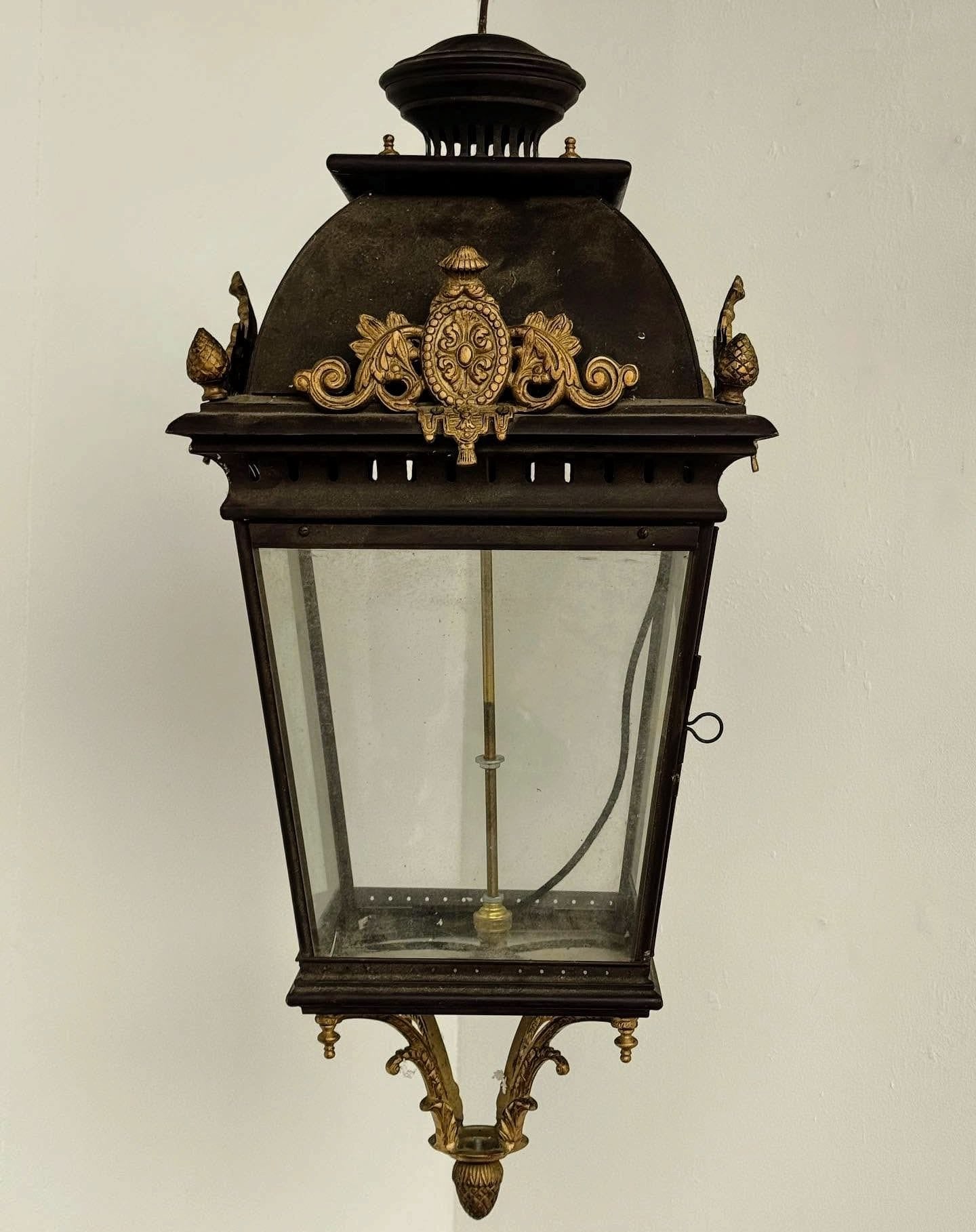 Antique Casino Brass Lantern - Delivery Available