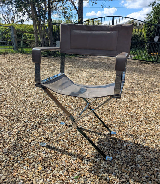 Exceptional Alessandro Albrizzi 1960 X Form Directors Chair - 4x Chairs available - Delivery Available