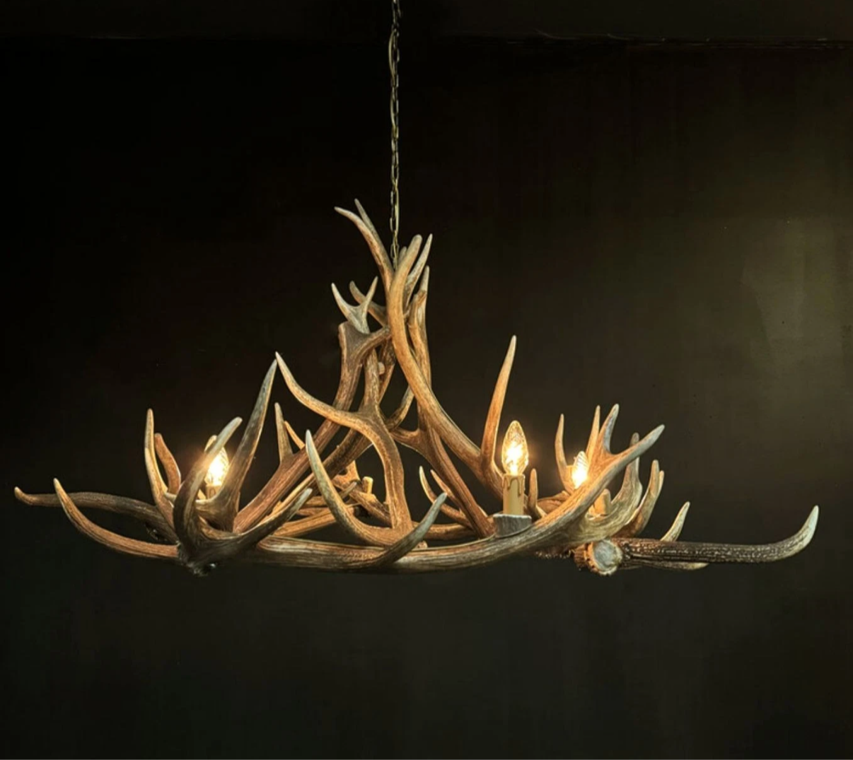 Luxury Large Vintage Rustic Antler Chandelier - Delivery Available