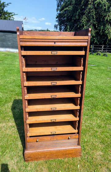 Early 20th century Vintage Tambour cabinet - Delivery Available