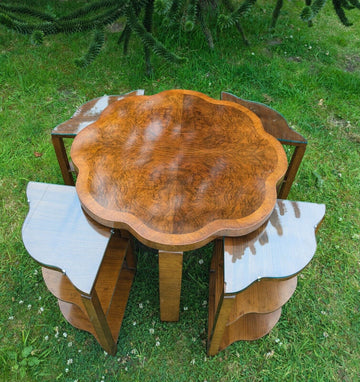 Vintage Unique Art Deco Table Nest - Delivery Available - Free UK Delivery