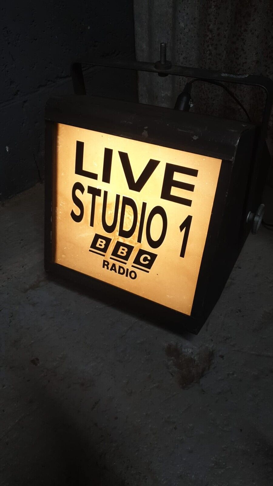 Vintage Very Cool Original Live On Air BBC Radio Studio Light - Delivery Available