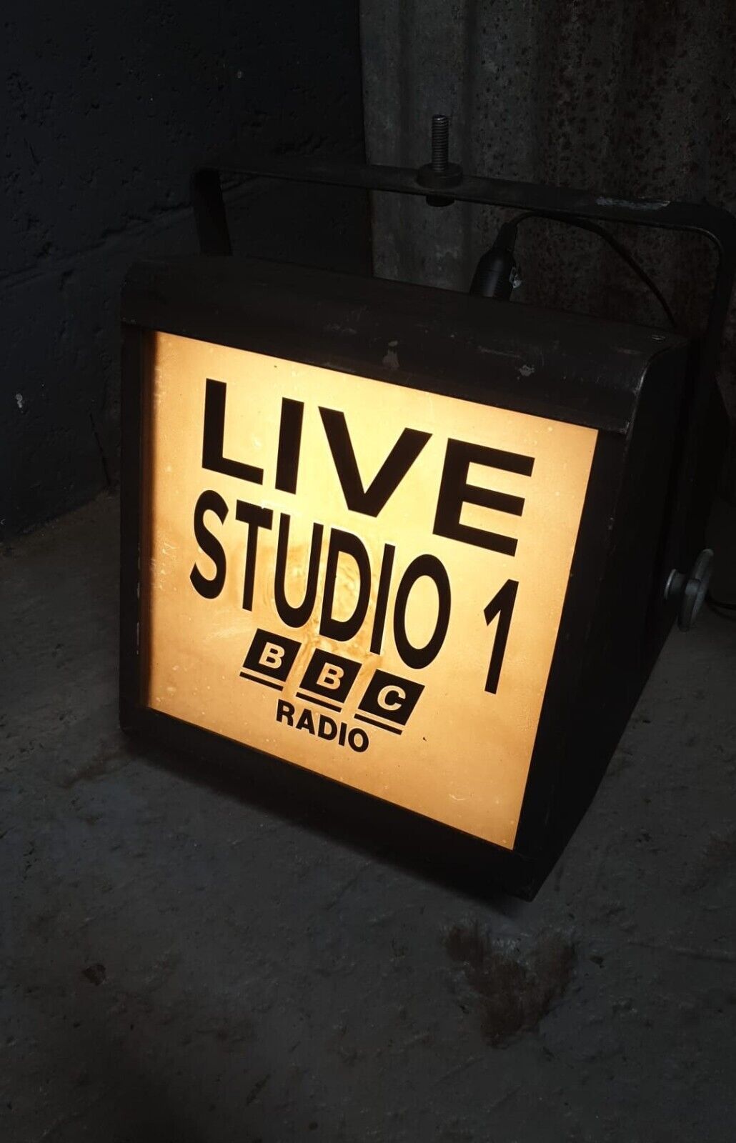 Vintage Very Cool Original Live On Air BBC Radio Studio Light - Delivery Available