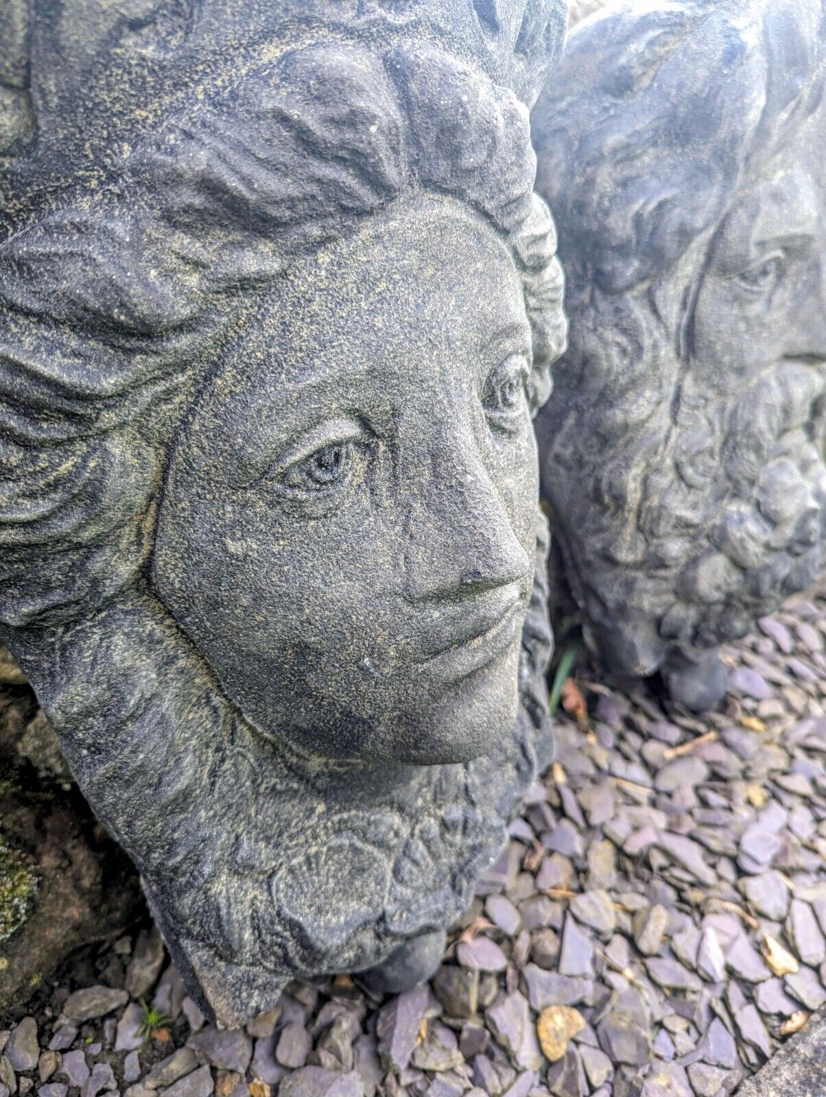 Vintage Poseidon & Aphrodite Wall Planters - Delivery Available