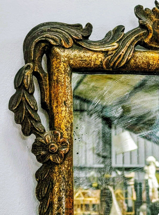 Quality Classic Baroque 18th Century Carved Gilt Mirror - Free UK Delivery