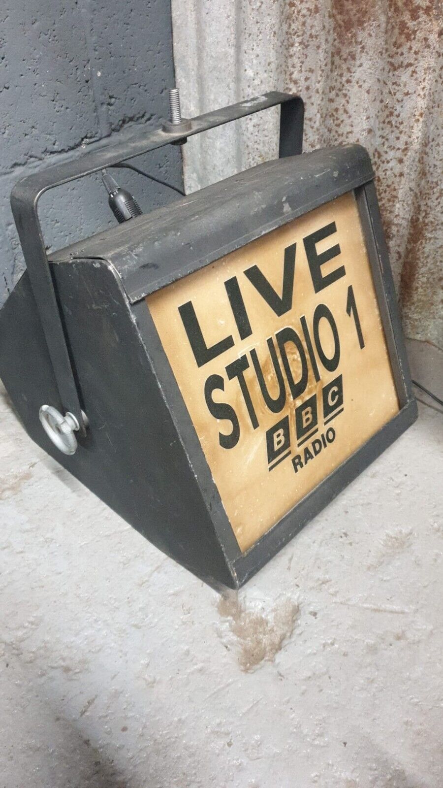 Vintage Very Cool Original Live On Air BBC Radio Studio Light - Delivery Available