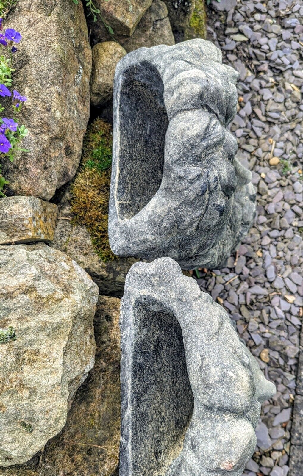 Vintage Poseidon & Aphrodite Wall Planters - Delivery Available