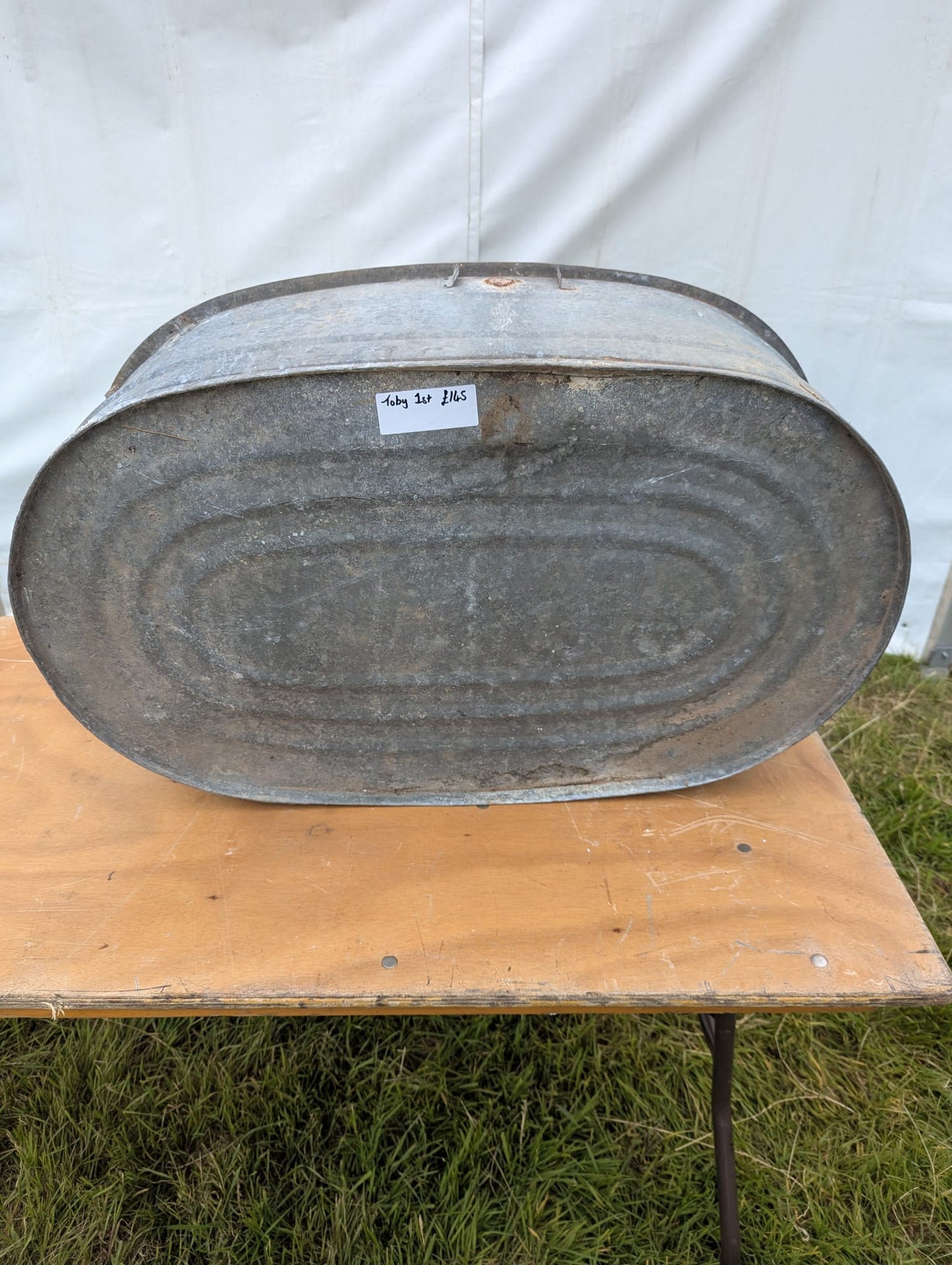 Vintage Metal bath tub planter Toby 1st - Delivery Available