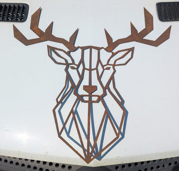 Rustic Iron Stag Wall Art - Delivery included