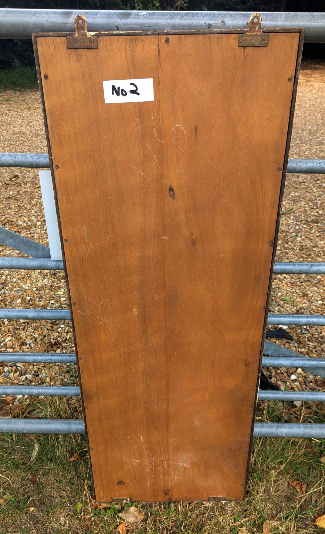 Outstanding Vintage Air ministry Mid century Oak mirror No.1 - Delivery Available
