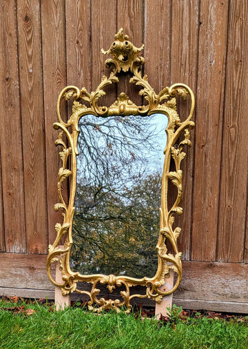 Antique George III Circa 1760 Pier Glass Gilt Mirror - Free UK delivery