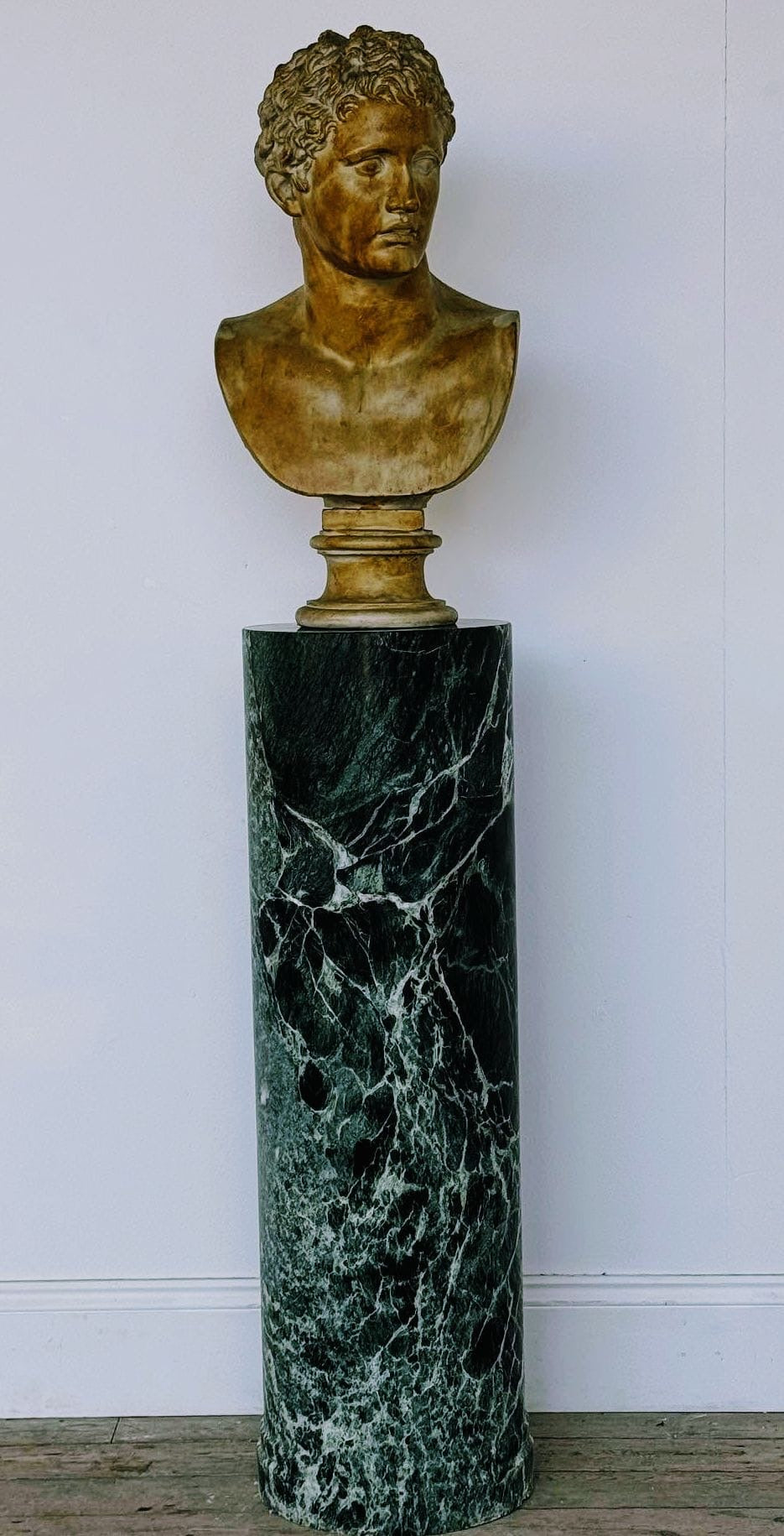 High Quality Green Marble Grand Tour Column - Delivery Available In UK