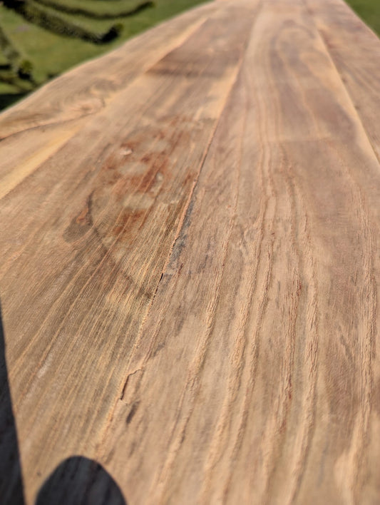 Superb Vintage Rustic Reclaimed Elm 5 Plank Console Table - Delivery Included
