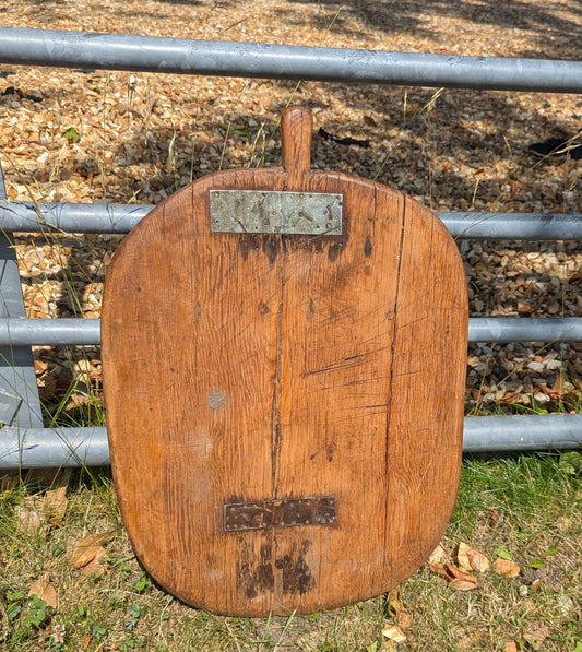Vintage european chopping board- Charlie 7th - UK delivery included.