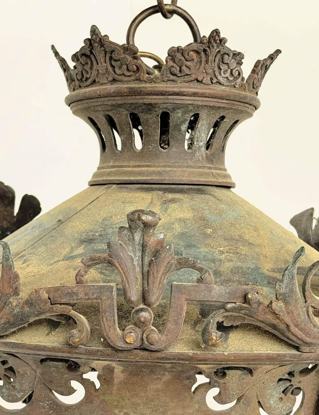 19th Century French Bronze Lantern Lamp - UK Delivery Available