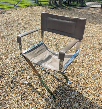 Exceptional Alessandro Albrizzi 1960 X Form Directors Chair - 4x Chairs available - Delivery Available