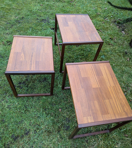 Vintage 1960s G Plan Teak Nest Of Tables- Delivery Included
