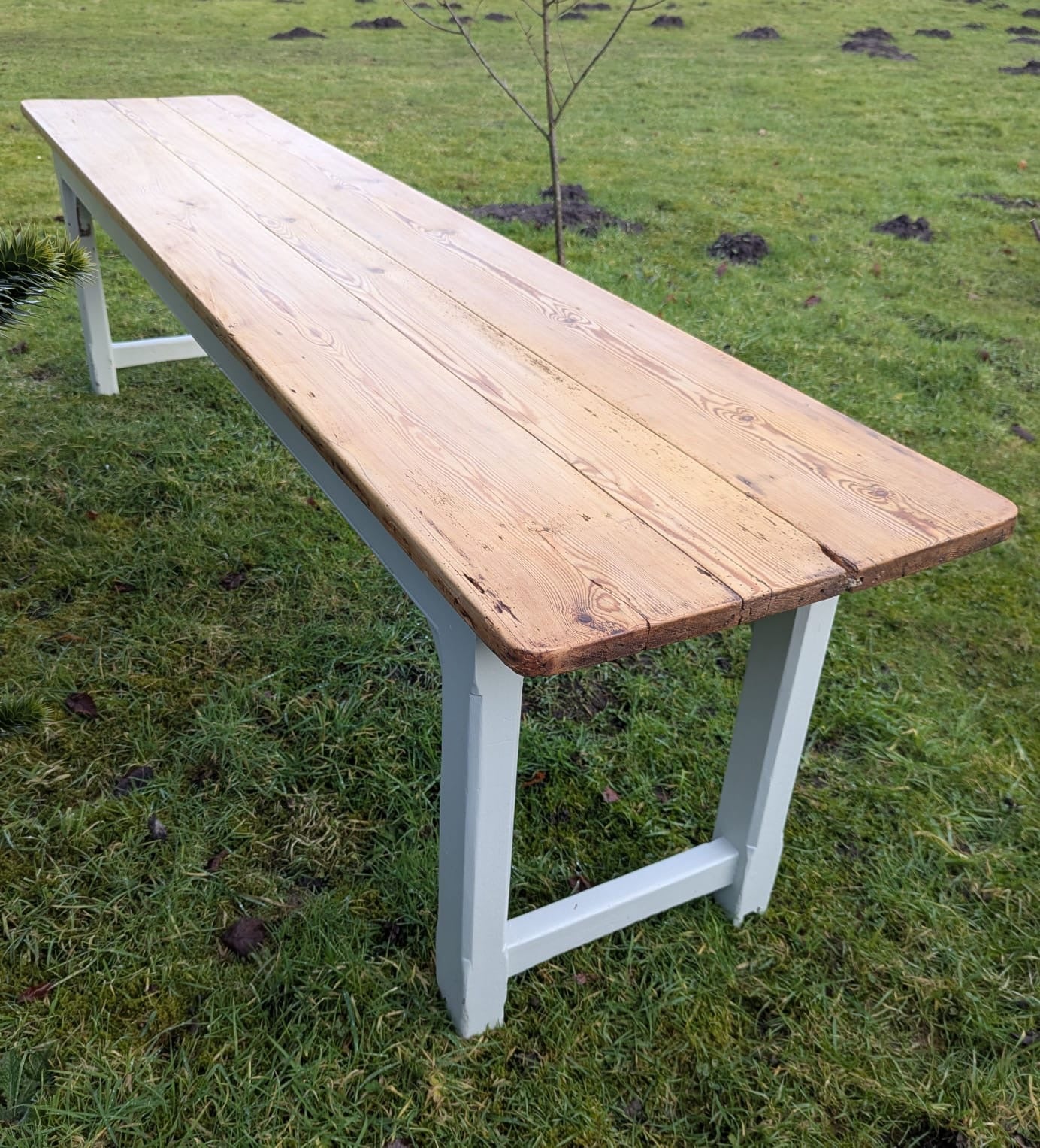 Fantastic Vintage Large Rustic French Dining /Console Table - UK Delivery Included
