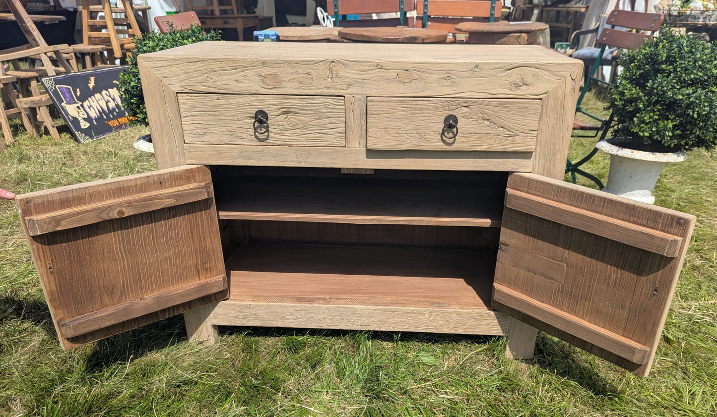 Rustic Elm Cabinet Sideboard - Delivery Available