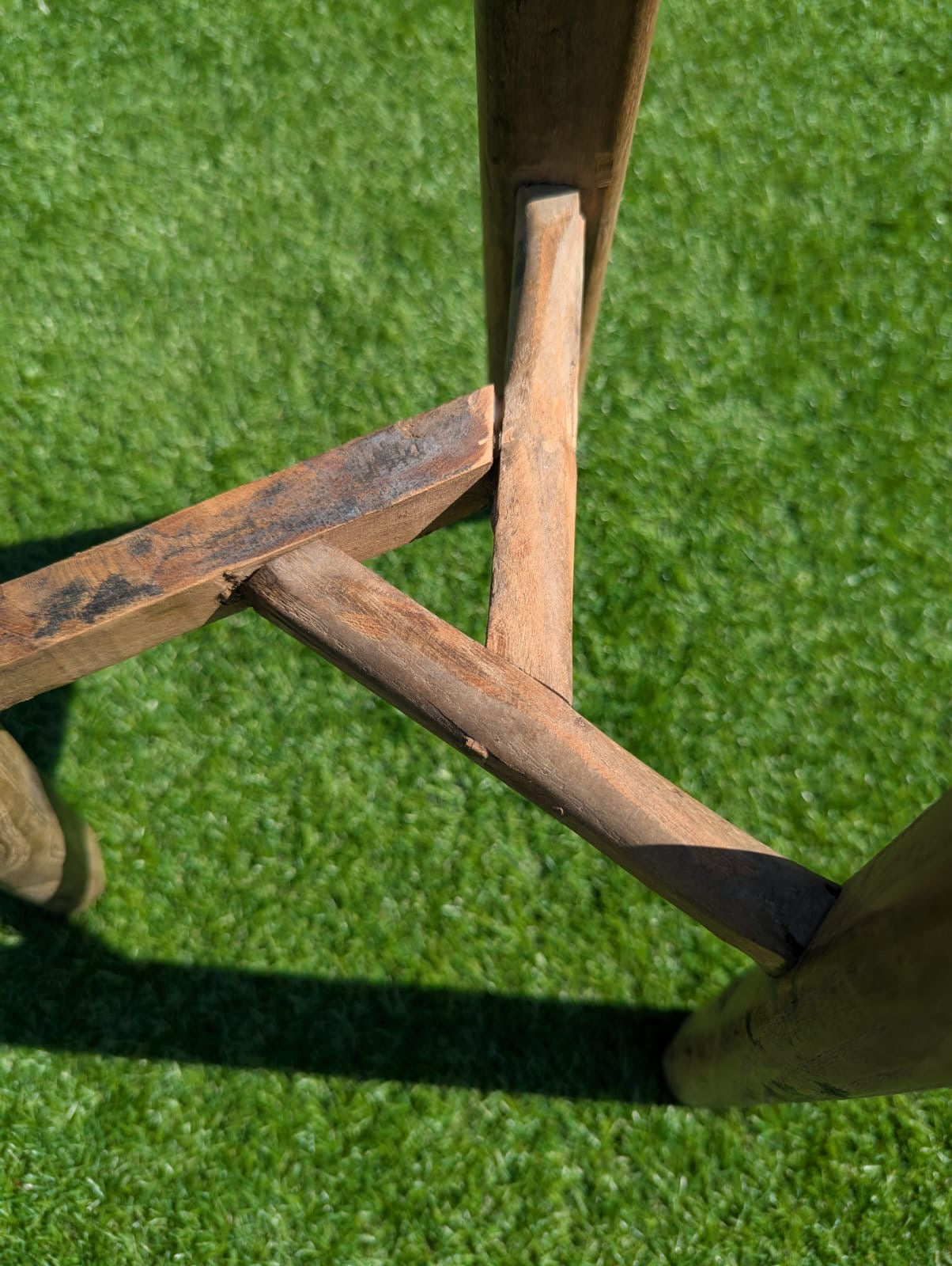 Ruby 2nd Rustic Elm Antique stool - Delivery Available