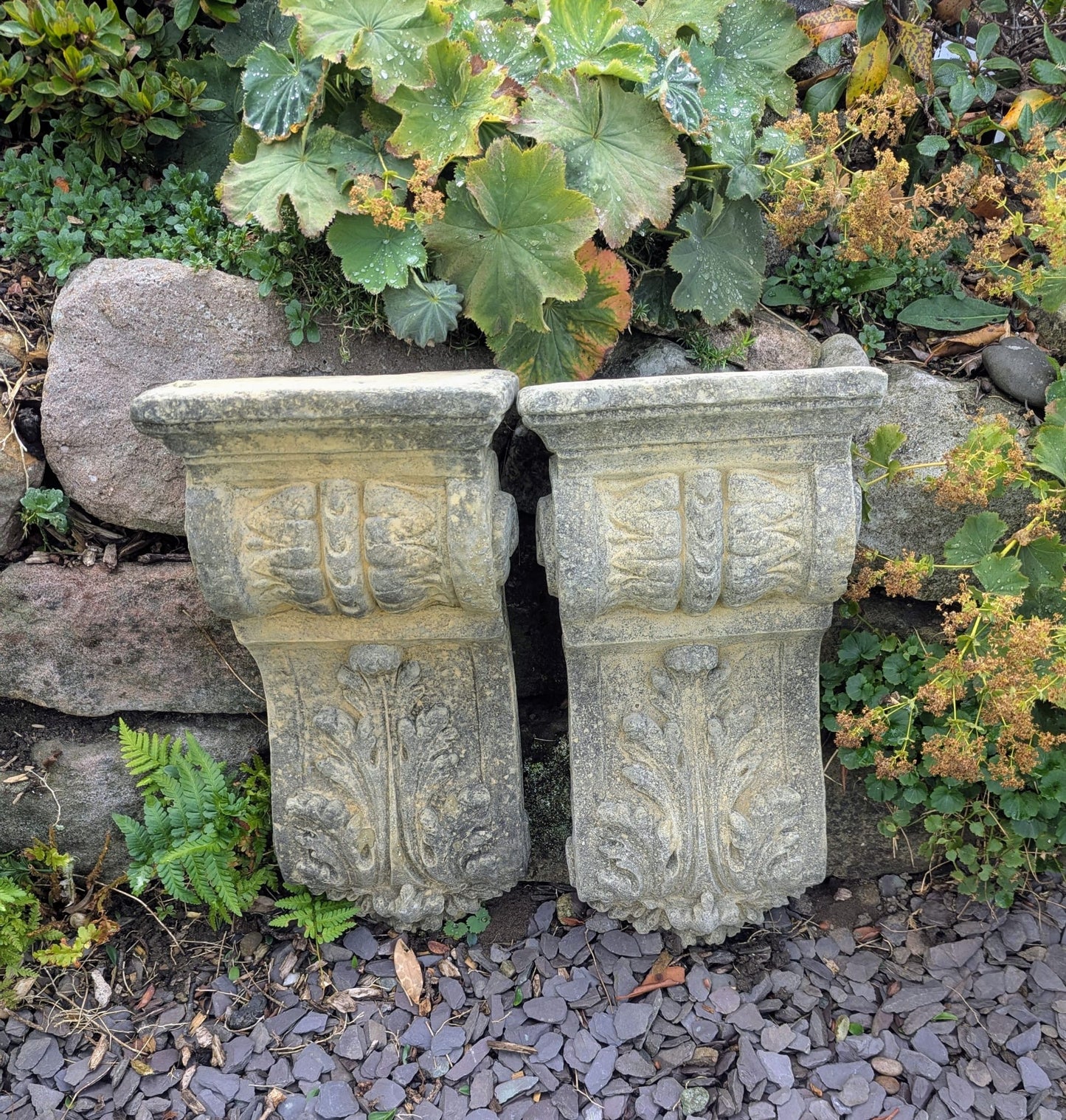 English Stone Italain style decorative wall Corbels - Delivery Available