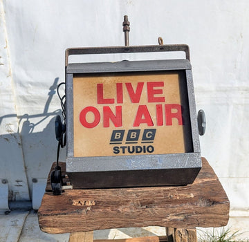 Vintage Original Red Live On Air Studio Light - Delivery Available