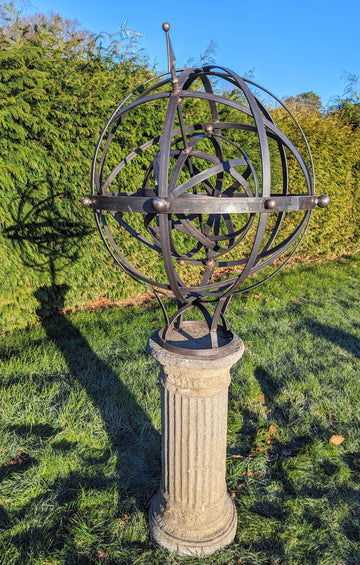 Armillary sphere - blacksmith made in England - Free UK Delivery