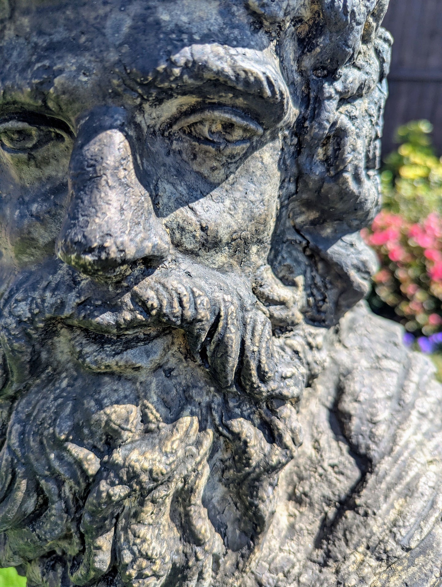 Greek God Zeus English Stone Statue - Free UK Delivery