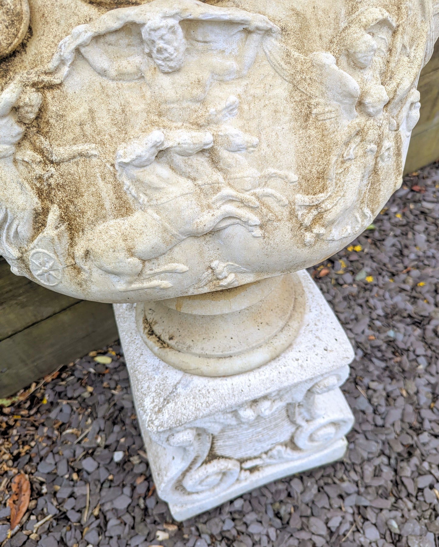 Mid 20th Century Classical Stone Bust Cesar Augustus - UK Delivery Included