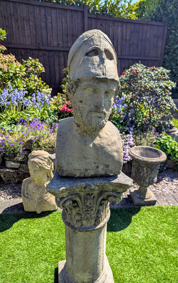 English Stone Pericles Ancient Greek Statesman Garden Ornament - Free UK Delivery