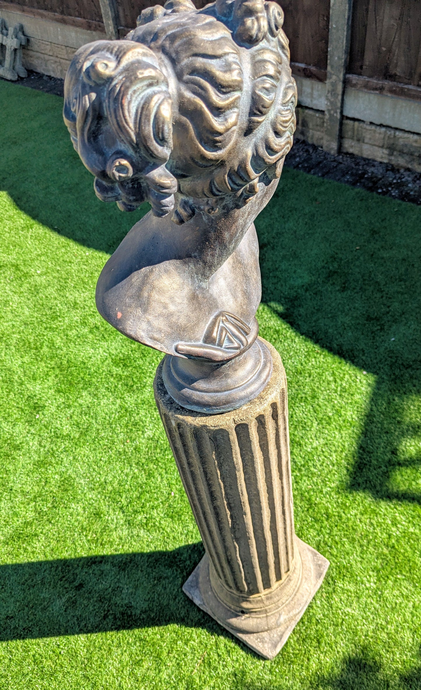 Beautiful Verdigris Bronzed Bust Aphrodite - Delivery available - Free UK Delivery