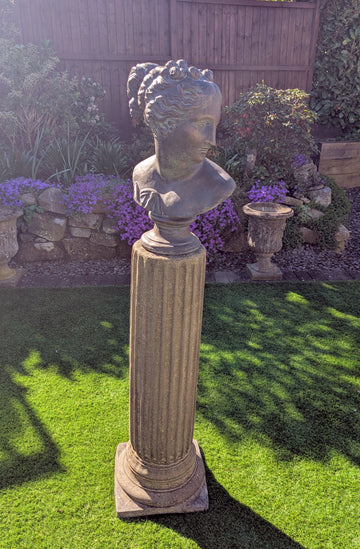 Beautiful Verdigris Bronzed Bust  Aphrodite - Delivery available - Free UK Delivery