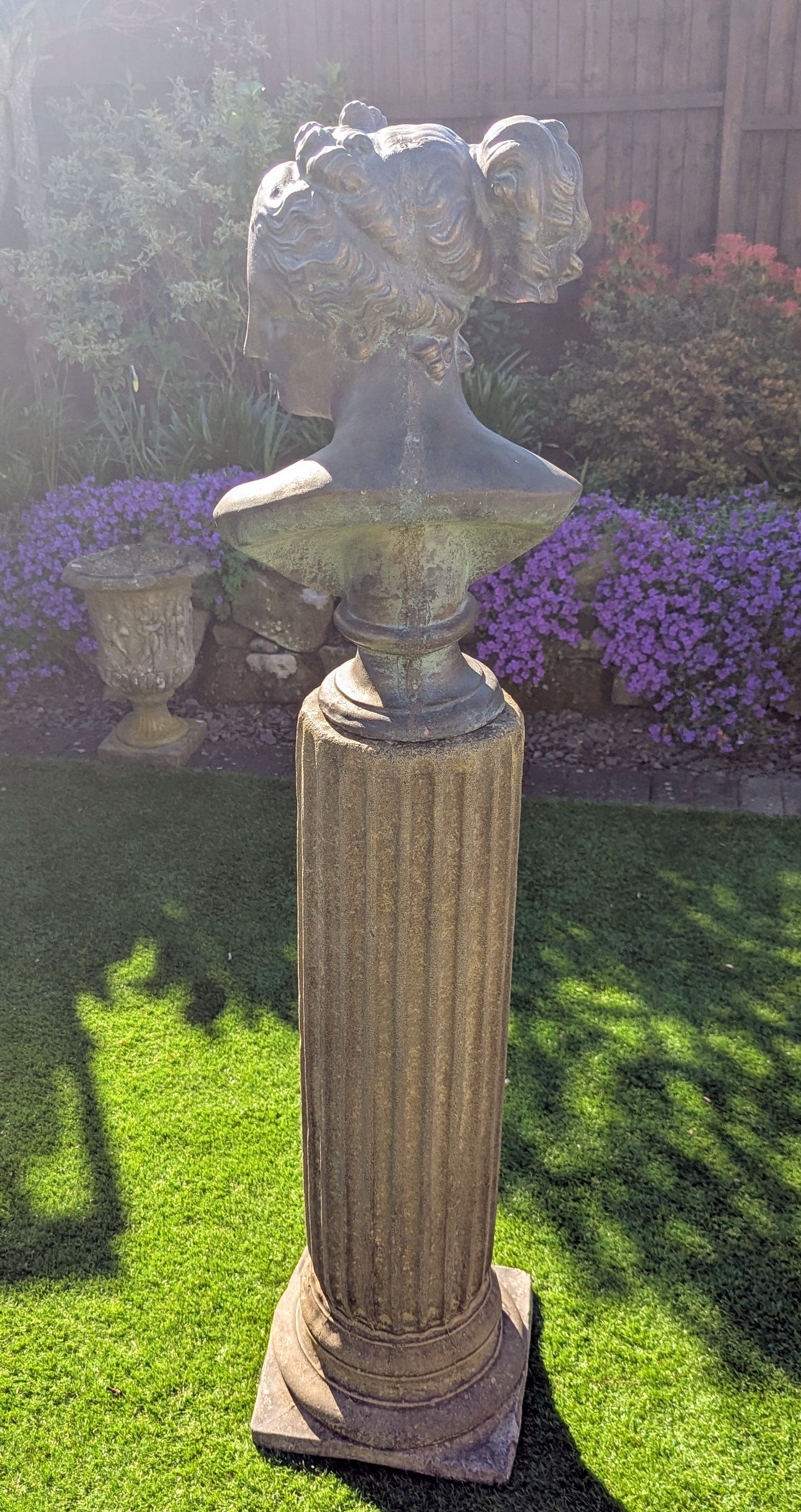 Beautiful Verdigris Bronzed Bust Aphrodite - Delivery available - Free UK Delivery