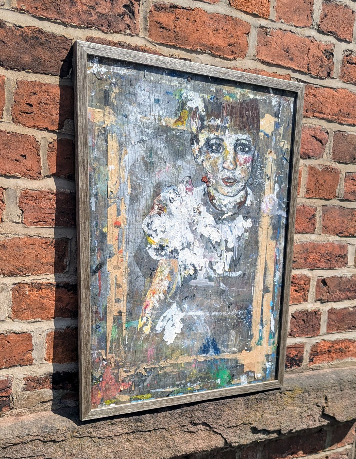 Incredible Abstract Art Oil Painting Girl - Delivery Included