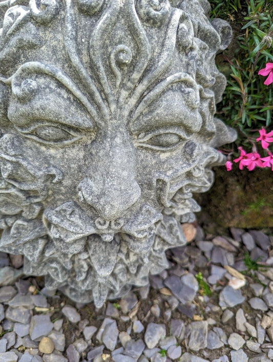 Isca green man garden plaque - Free UK Delivery