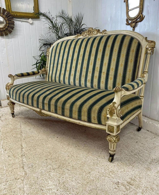 French regency begere Louis xv sofa - Free UK Delivery