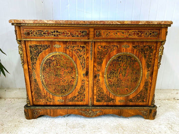 Louis xv Kingswood ormolu mount boule front antique cabinet- Free Delivery