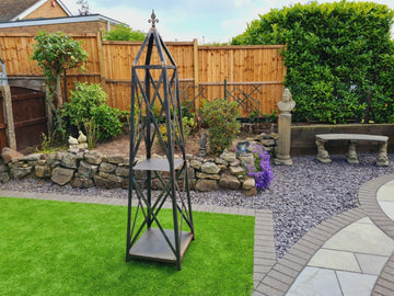 Garden oblisk plant climber blacksmith made in England - Free UK Delivery