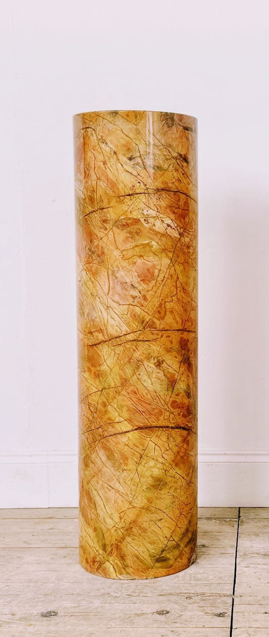 High Quality vintage Exotic Marble Grand Tour Column - Delivery Available In UK