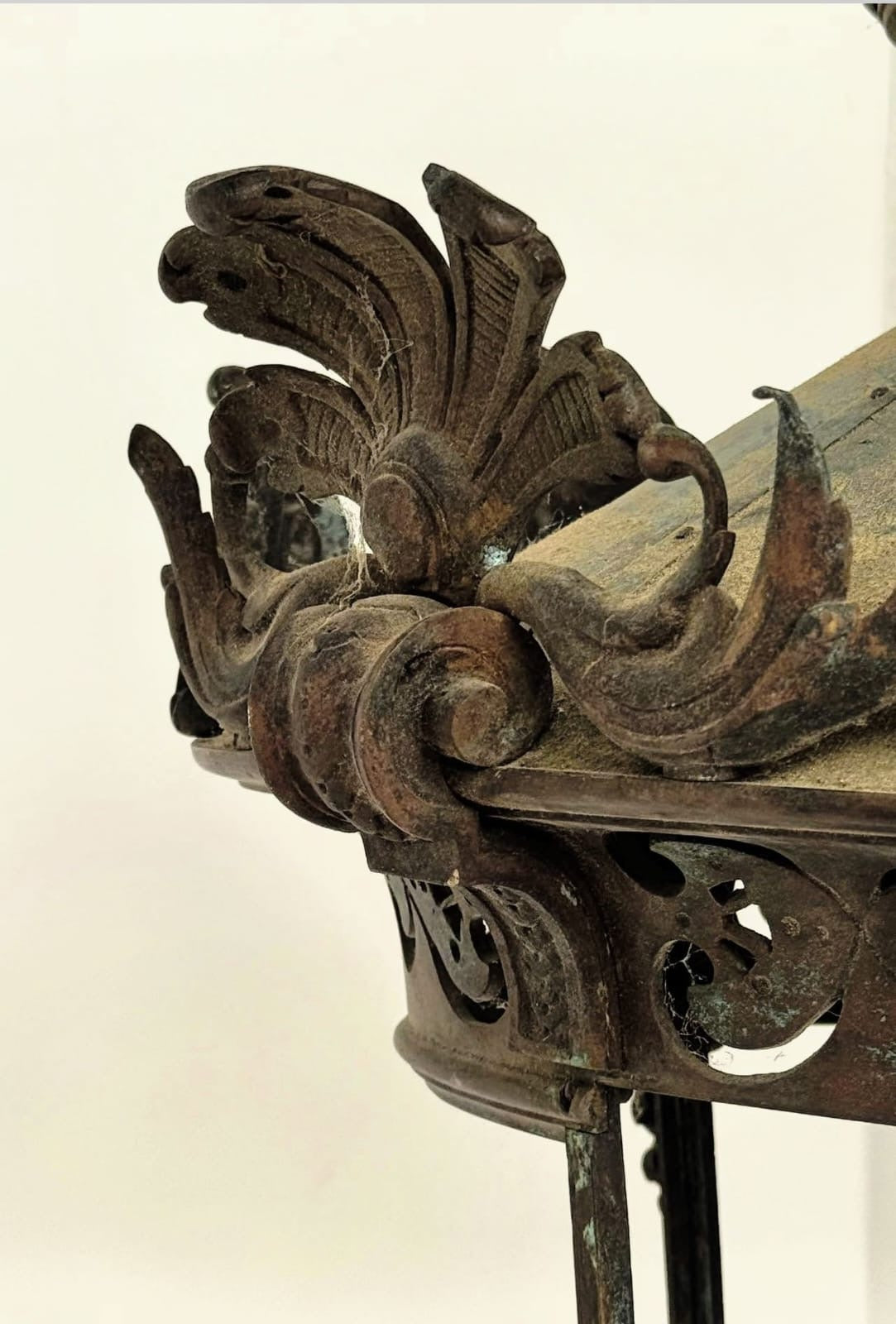 19th Century French Bronze Lantern Lamp - UK Delivery Available