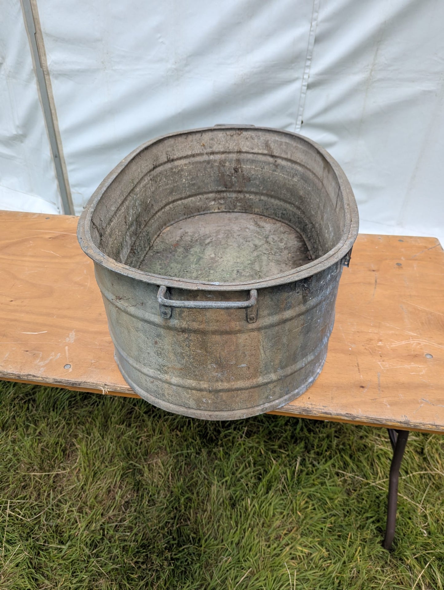 Vintage Metal bath tub planter Toby 1st - Delivery Available