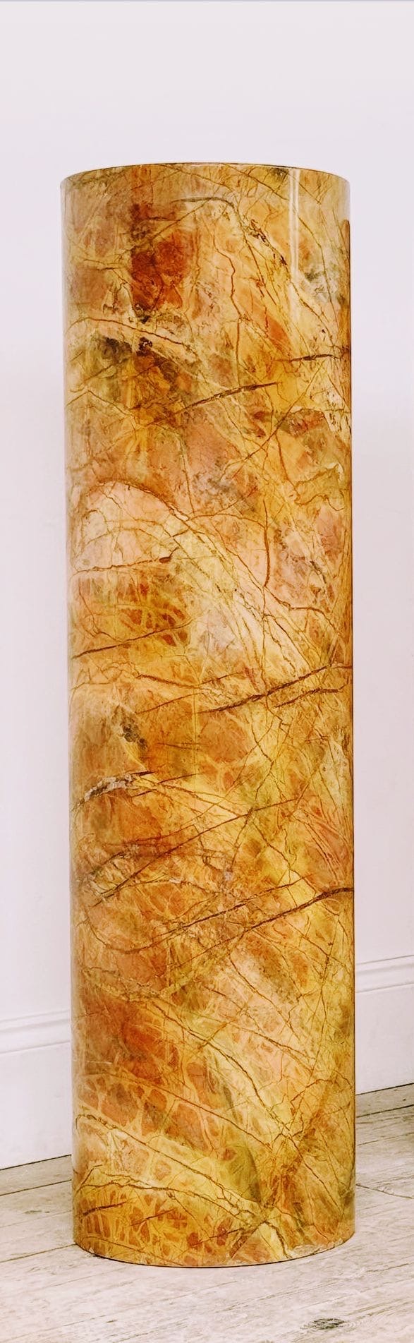 High Quality vintage Exotic Marble Grand Tour Column - Delivery Available In UK