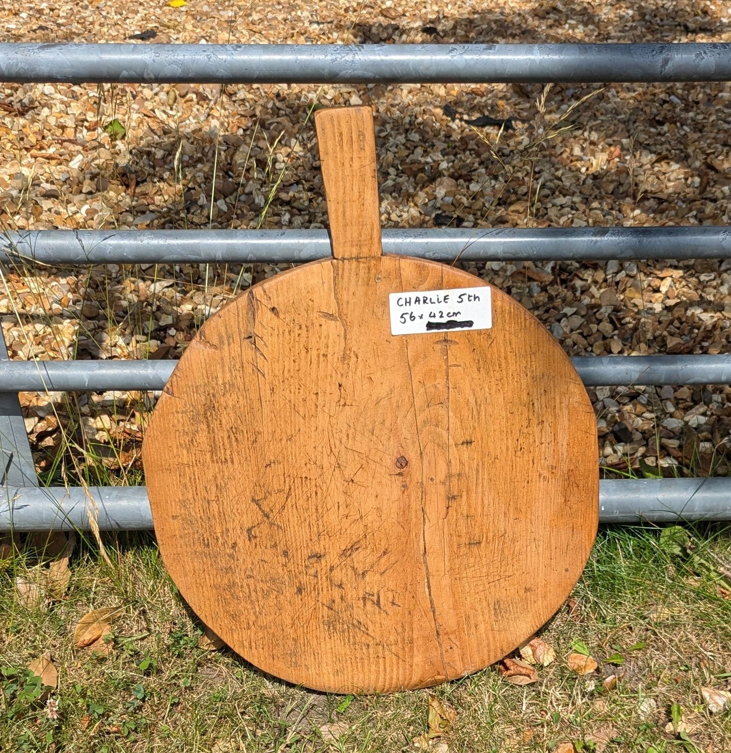 VINTAGE EUROPEAN CHOPPING BOARD - CHARLIE 5th - DELIVERY AVAILABLE